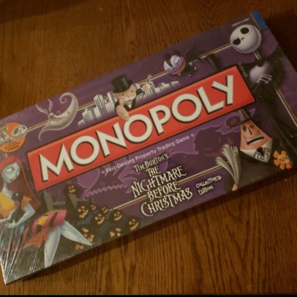 Nightmare Before Christmas Monopoly Board Game